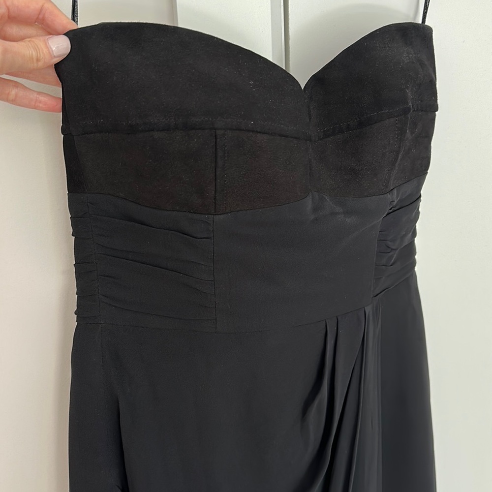 Obakki Strapless Silk Dress
